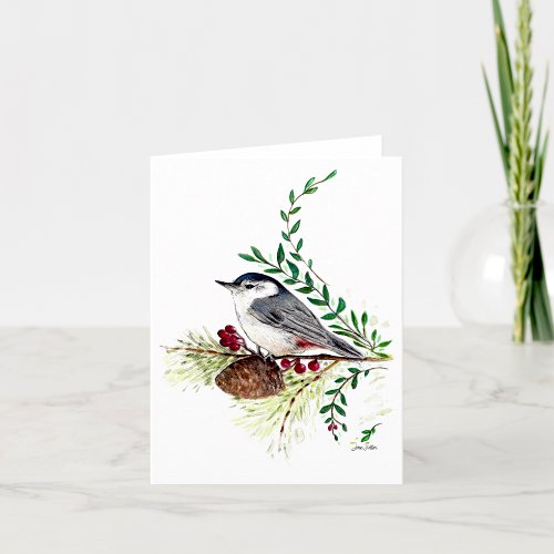 Nuthatch Bird Card