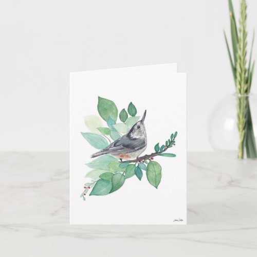 Nuthatch Bird  Card