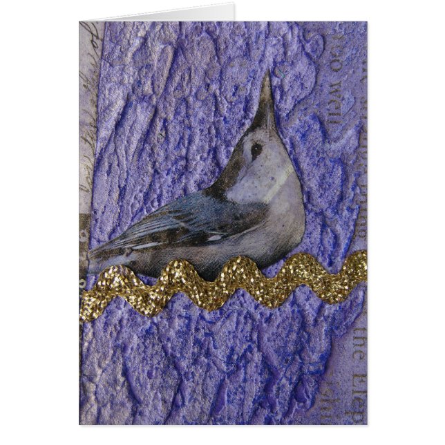 Nuthatch Collage Cards (Front)