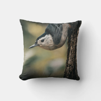 Nuthatch Throw Pillow