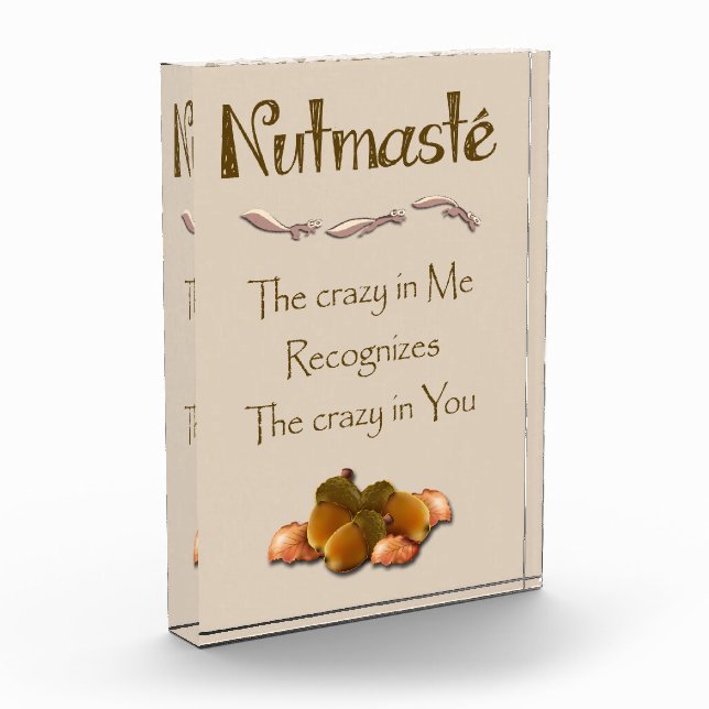 Nutmaste Acrylic Award (Left)