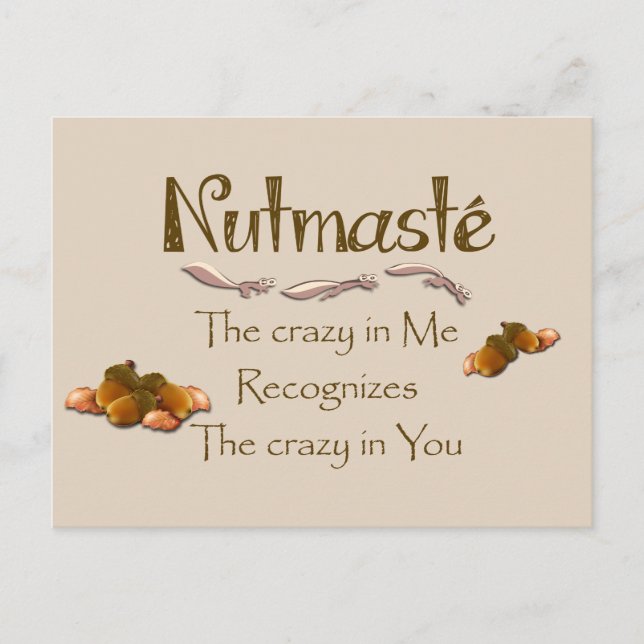 Nutmaste Postcard (Front)