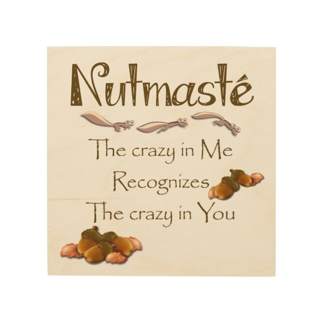 Nutmaste Wood Wall Art (Front)