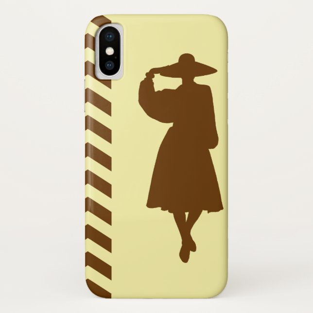 Nutmeg Cream Neutral Chevrons Fashion Case-Mate iPhone Case (Back)