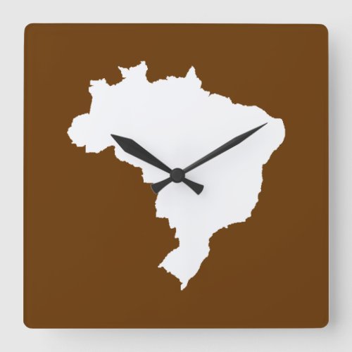 Nutmeg Festive Brazil at Emporio Moffa Square Wall Clock