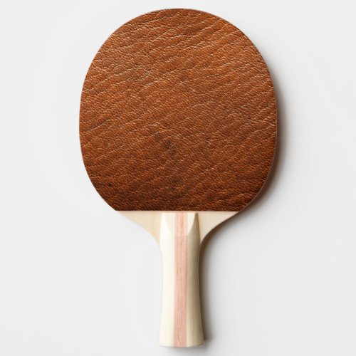 Nutmeg Leather Ping Pong Paddle