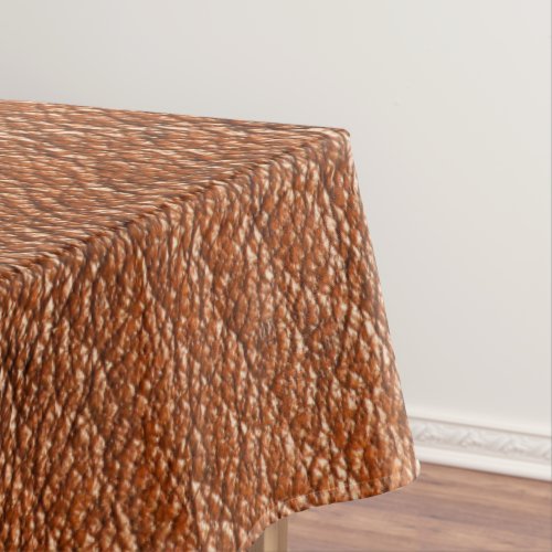 Nutmeg Leather Tablecloth