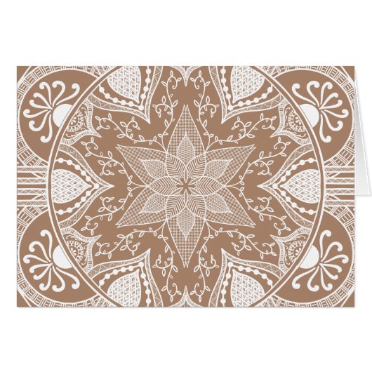 Nutmeg Mandala (Front Horizontal)