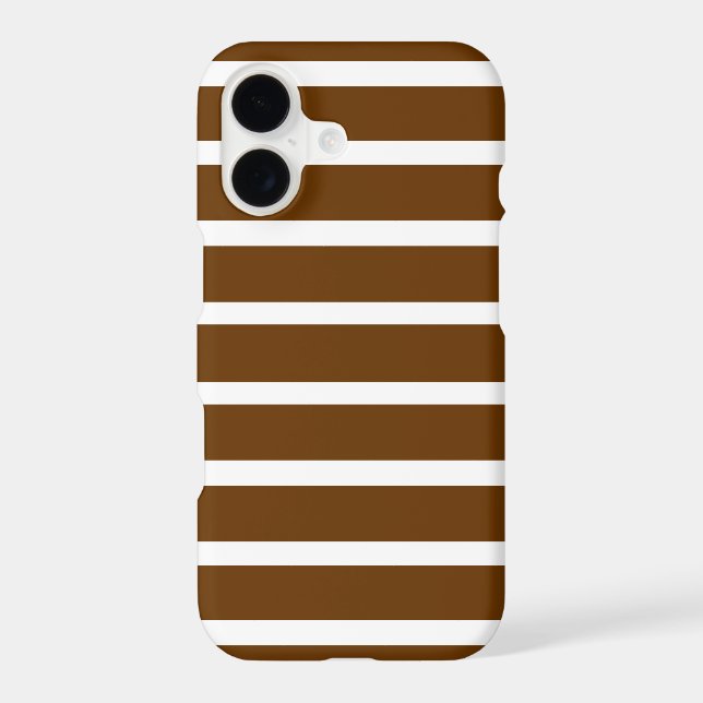 Nutmeg Neutral Stripes Iphone Case (Back)