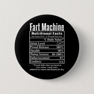 Nutrion Facts Fart Machine Dad Jokes Funny Farting Button