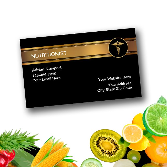 Nutriotionist Business Cards (Creator Uploaded)