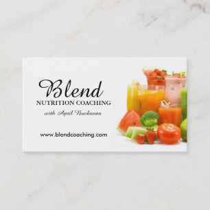 Nutrition Coaching Business Cards