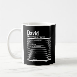 Nutrition Facts Funny Personalized Name Coffee Mug