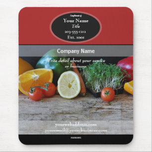 Nutrition Food Promotional Mouse Pad - HAMbyWG