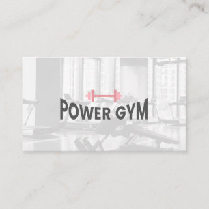 Nutrition Personal Health Gym Fittness Trainer Appointment Card
