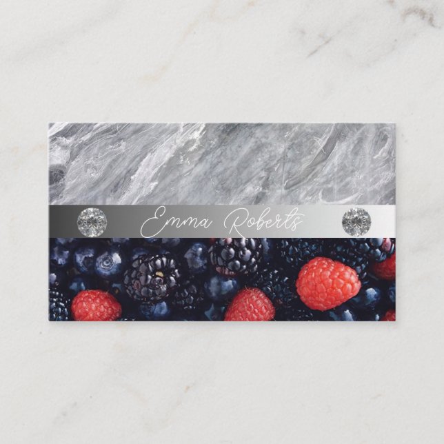 Nutrition Therapist Health and Wellness Business Card (Front)