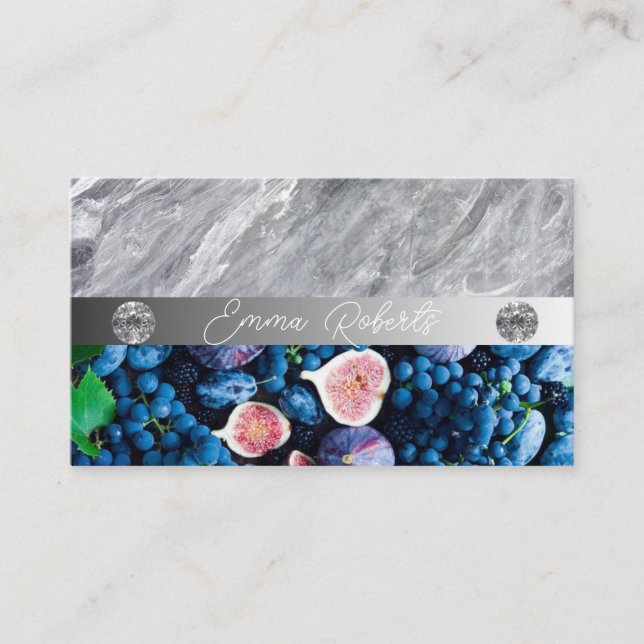 Nutrition Therapist Health and Wellness Business Card (Front)