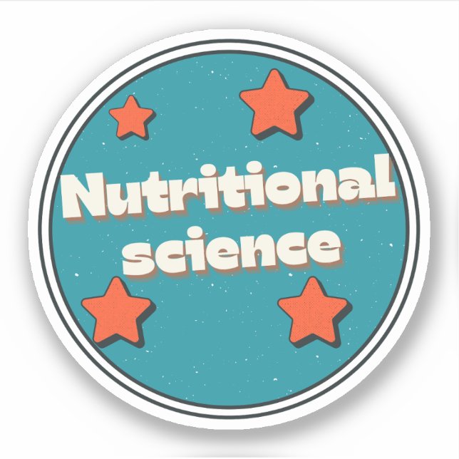 Nutritional science sticker (Front)