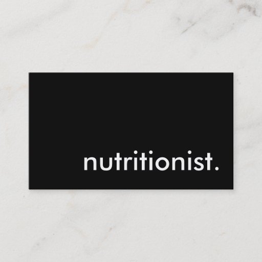 Customizable nutritionist. business card templates