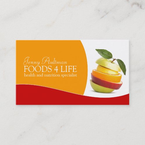 Nutritionist Business Card