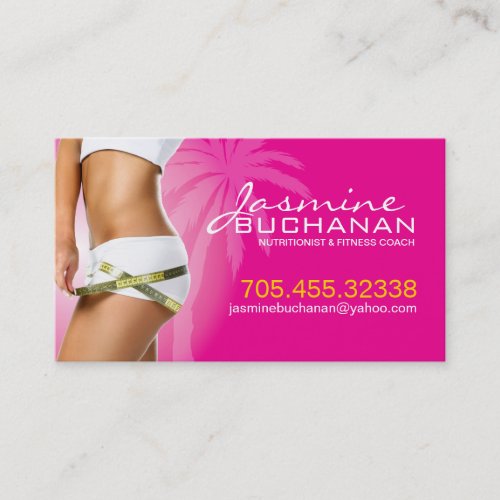 Nutritionist Business Card Template