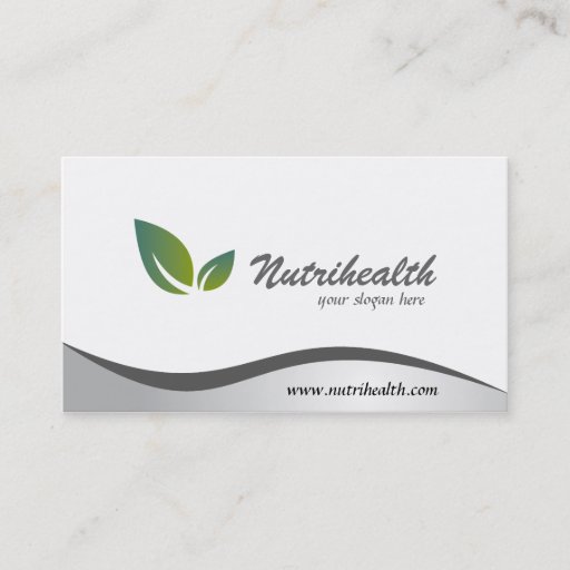Customizable Nutritionist - Business Cards