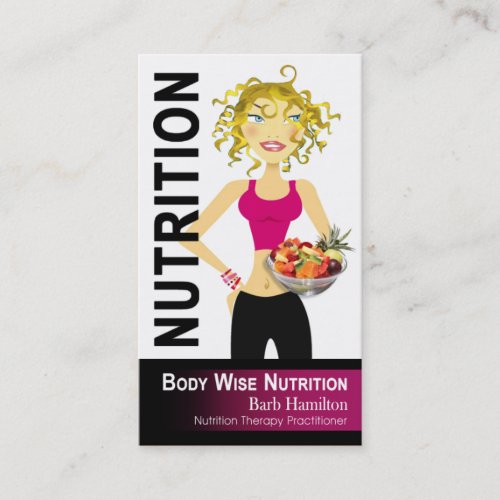 Nutritionist - custom order business card