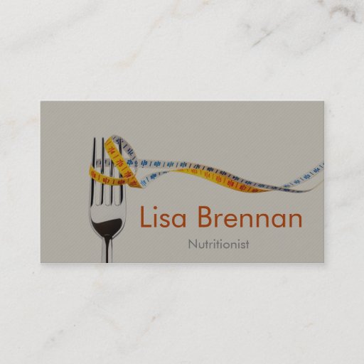 Customizable Nutritionist / Dietician / Doctor / Business Card