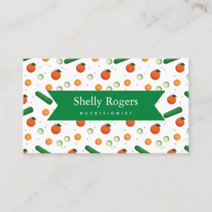 Nutritionist Dietitian Healthy Diet Weight Loss Business Card