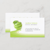 Nutritionist Healthy Eating Diet business card (Front/Back)