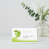 Nutritionist Healthy Eating Diet business card (Standing Front)