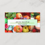 Nutritionist Healthy Life Colorful Fruits Business Card