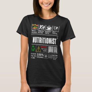 Nutritionist Label Skills Problem Solving Coffee T T-Shirt