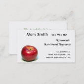 Nutritionist / Nutritional Therapist / Naturopath Business Card (Front/Back)
