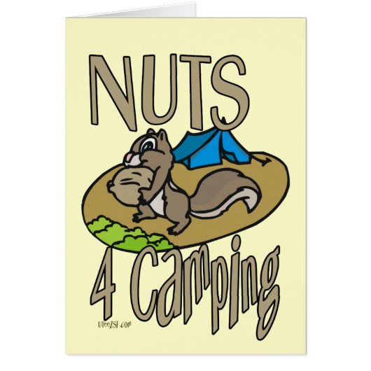 Nuts 4 Camping Cards (Front)