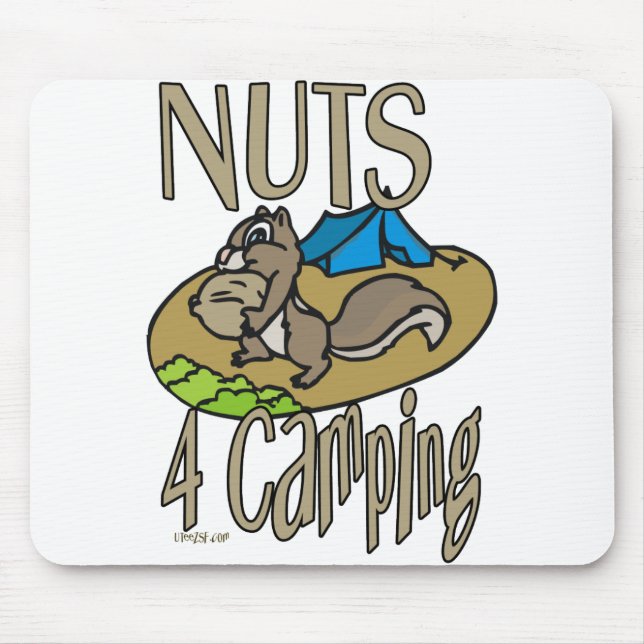 Nuts 4 Camping Mouse Pad (Front)