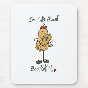 Nuts About Babysitting Mouse Pad