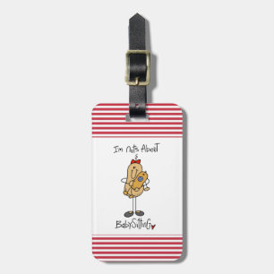 Nuts About Babysitting T-shirts and Gifts Luggage Tag