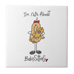 Nuts About Babysitting T-shirts and Gifts Tile