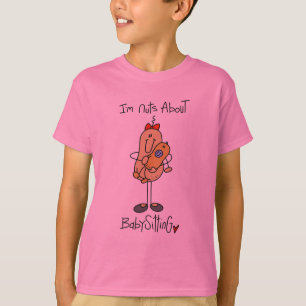 Nuts About Babysitting Tshirts and Gifts