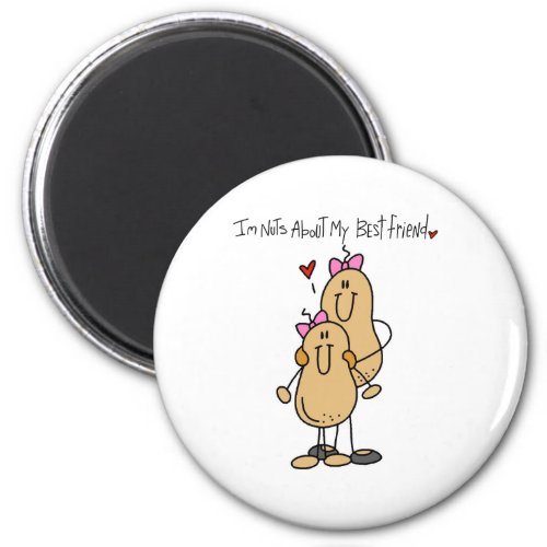 Nuts About Best Friend 2 Magnet