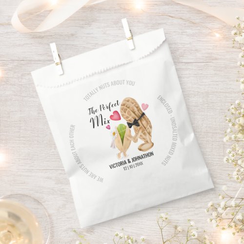 Nuts About Each Other Thank You  Wedding Treat Favor Bag