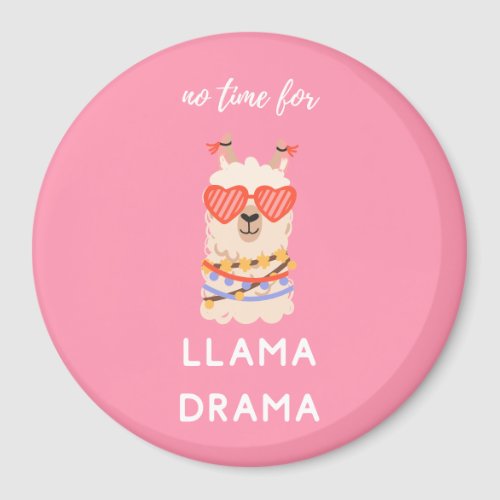 Nuts About Llamas Magnet