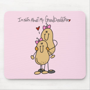 Nuts About My Granddaughter T-shirts and Gifts Mouse Pad