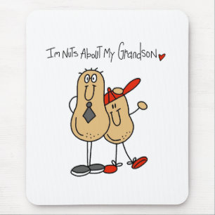 Nuts About My Grandson Mouse Pad