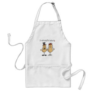 Nuts About My Husband T-shirts and Gifts Adult Apron