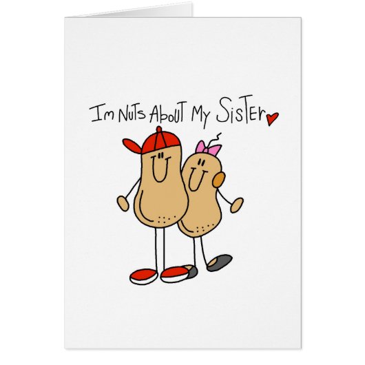 Nuts About My Sister 2 Cards (Front)