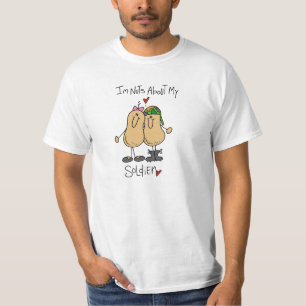 Nuts About My Soldier T-shirts and Gifts