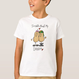 Nuts About My Soldier T-shirts and Gifts