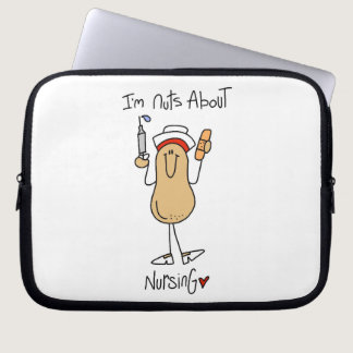 Nuts About Nursing T-shirts and Gifts Laptop Sleeve